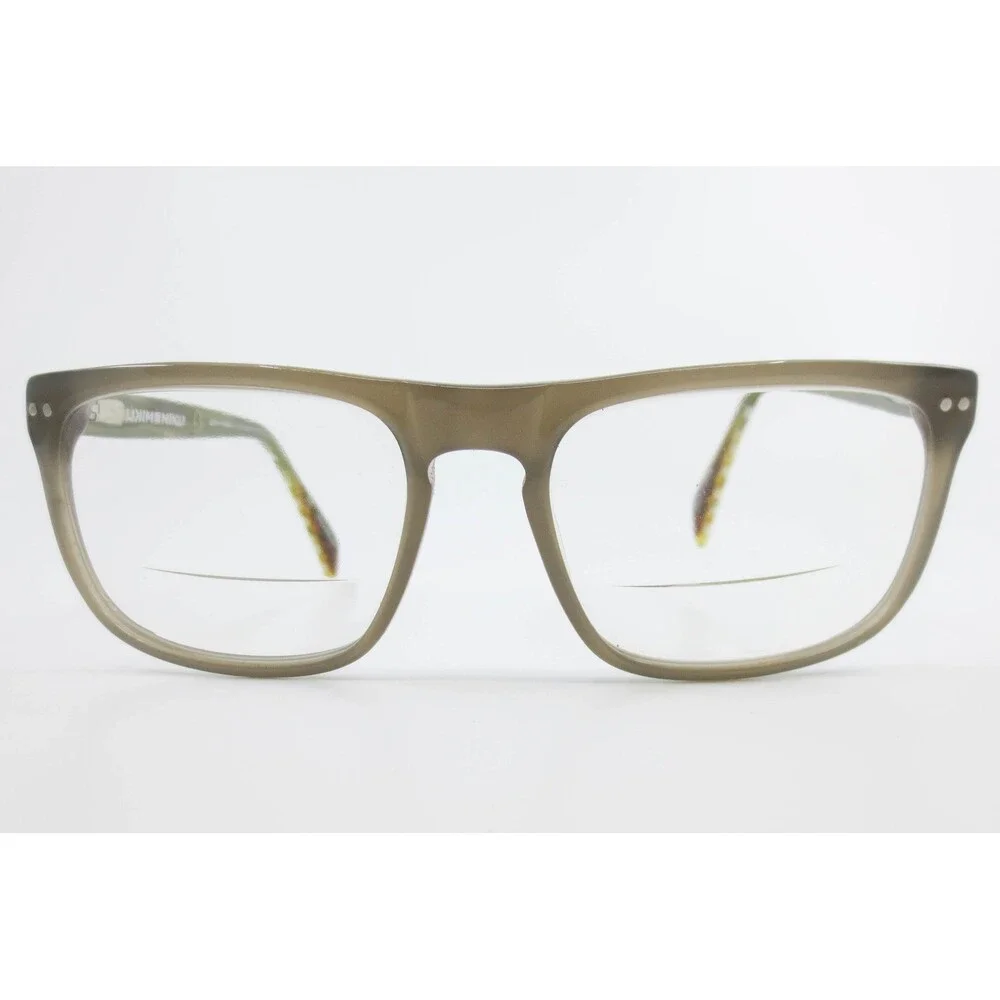Alain Mikli ML1260 C029 Olive Green Marbled Rectangular Eyeglasses Frames